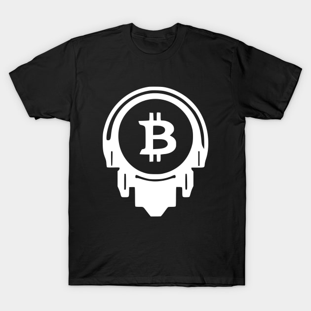 Sci-Fi Bitcoin T-Shirt by cryptogeek